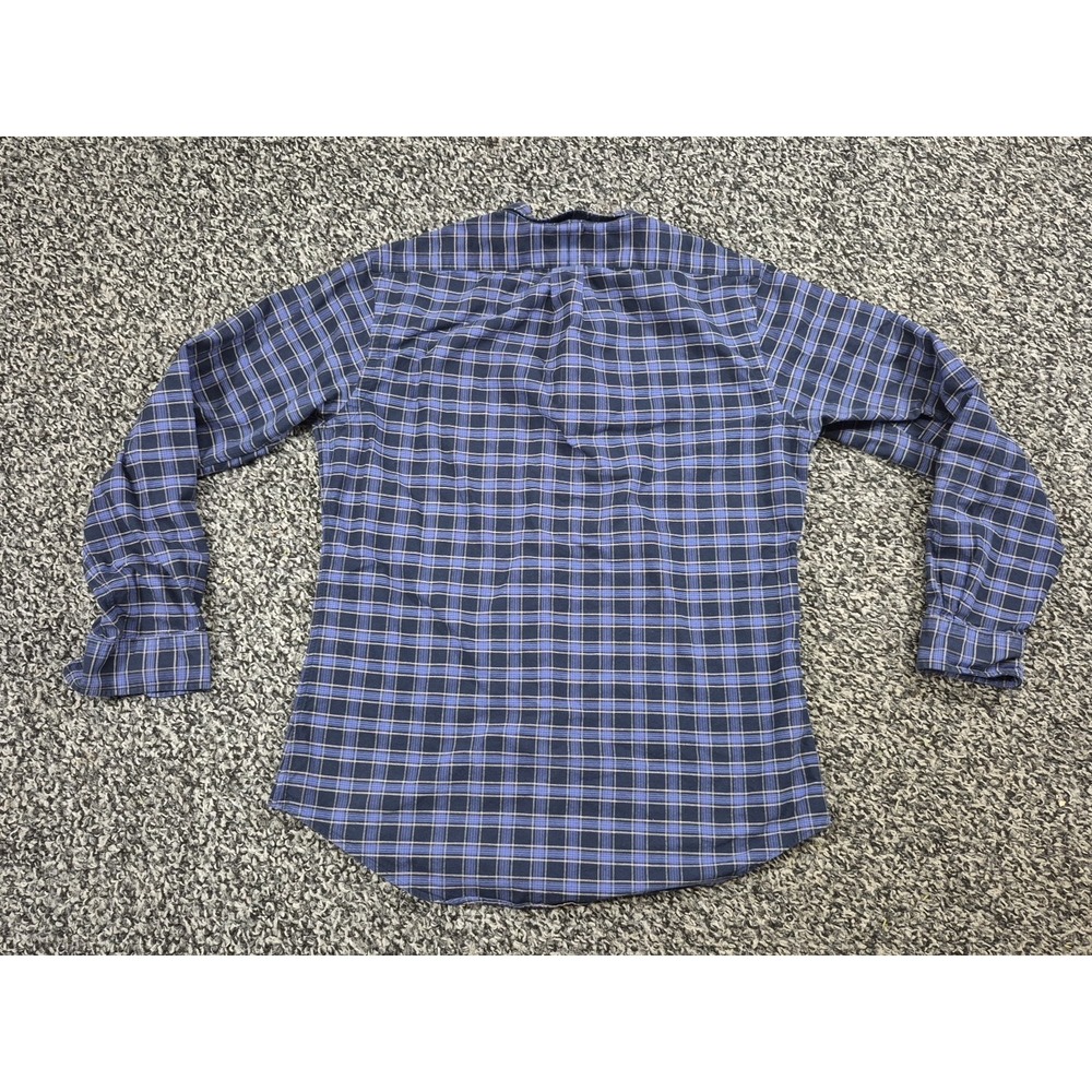 Ralph Lauren Long Sleeve Mens Medium Purple Plaid Custom Fit Button Down - Picture 8 of 8